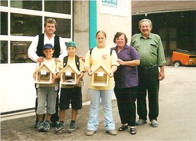 Juks-Kinder nach der Zimmerarbeit